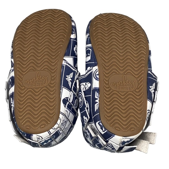 Monkey Feet Baby Infant‎ Shoes Leather Superhero Batman Spider-Man 12-18 Months - Picture 6 of 11